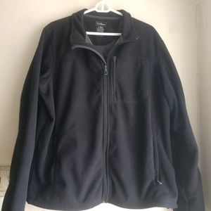 Ll Bean Wind Challenger Fleece Jacket 